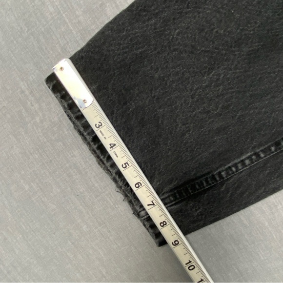 Zara Relaxed Fit High Rise Jeans Sz 8 Mom Jeans 100% cotton - Picture 12 of 12